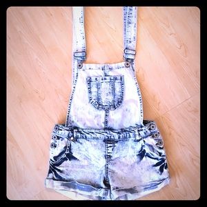 BONGO Acid Wash Overalls